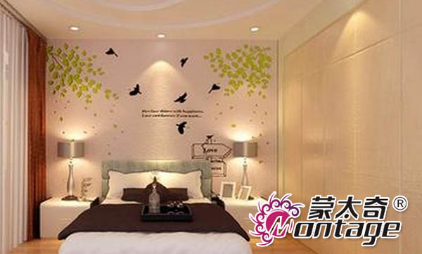 硅藻泥床頭背景墻 營造良好睡眠環境
